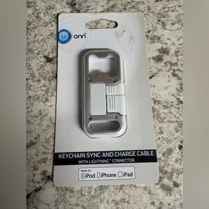 Onn Keychain Sync and Cable Charger with Micro USB Connector